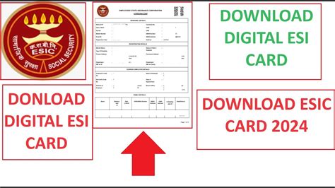 how to download esic smart card|esic card online apply.